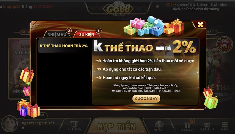 Bí kíp tham gia tài xỉu tại Go88 luôn dành chiến thắng